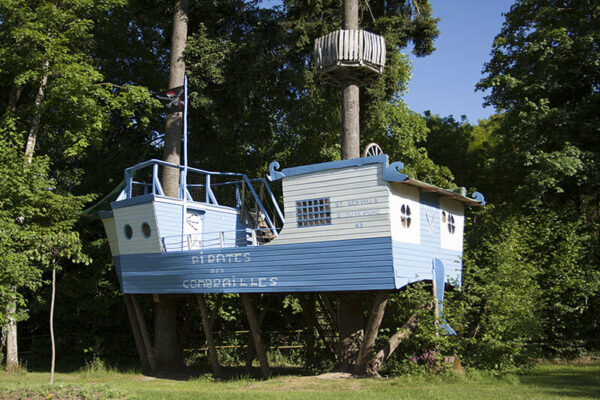 Auvergne, les Cabanes des Combrailles : La cabane Pirate